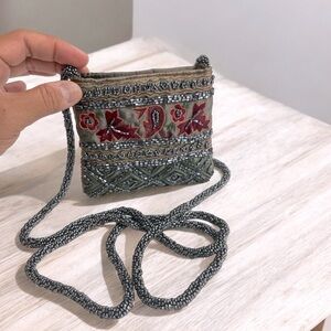 Beaded Crossbody Bag Beaded Small Boho Bag
Pouch Rope Unbranded Made in India
